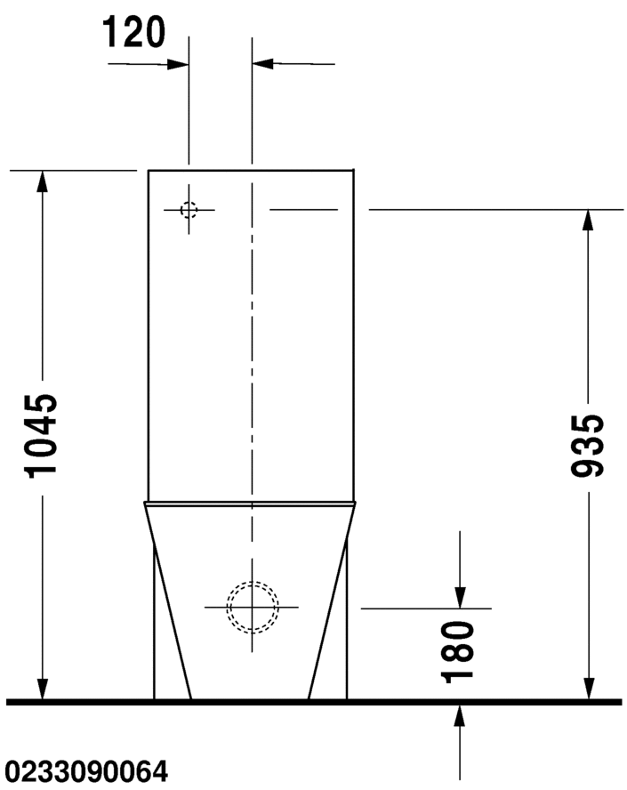 Унитаз Duravit Starck 1 023309 схема 7