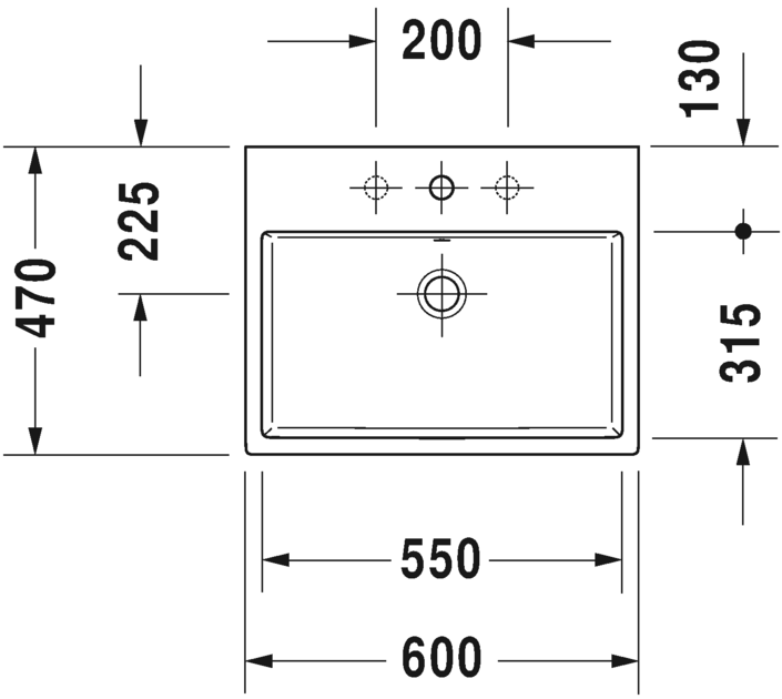 Раковина Duravit Vero Air накладная 60х47 235060 ФОТО