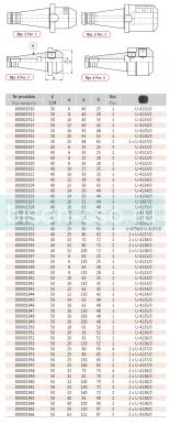 Оправка для фрез 7620-30-6-40 кон.30/6 Bison Bial
