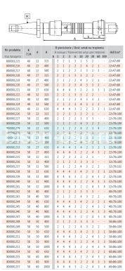 Штанга для горизонтально-фрезерного станка 7188-50-60-800 мм Bison Bial