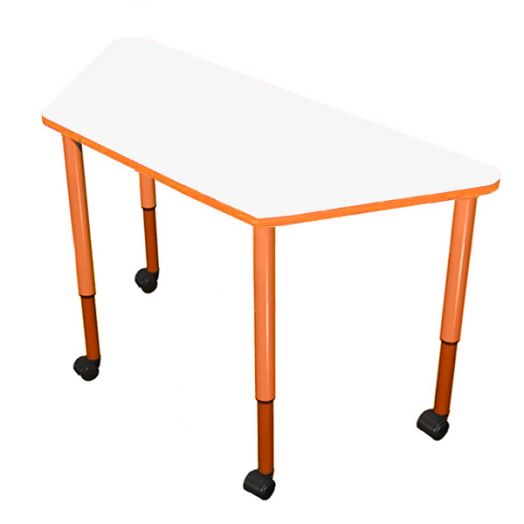 РК4КР-2004 Стол трапеция регулируемый мобильный ( ral 2004)