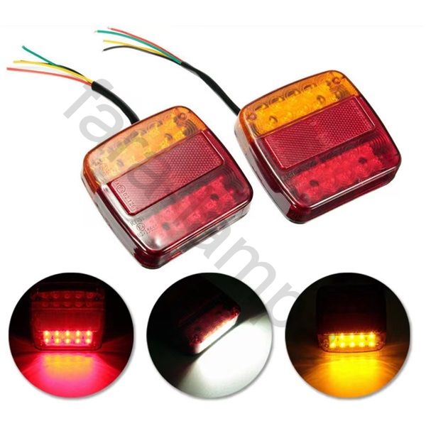 Квадратные задние фонари для прицепов