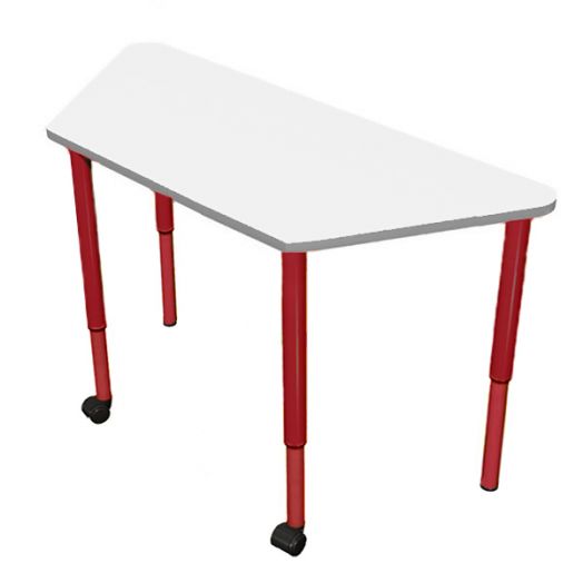 РК2КР-3020 Стол трапеция регулируемый мобильный ( ral 3020)
