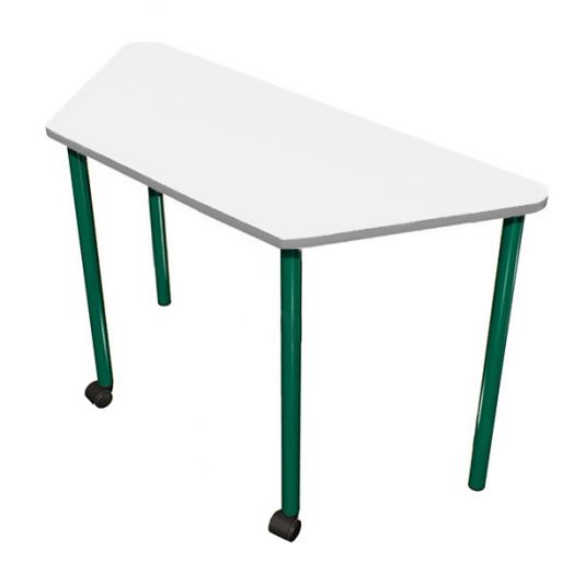 РК2К-6029 Стол трапеция мобильный ( ral 6029)