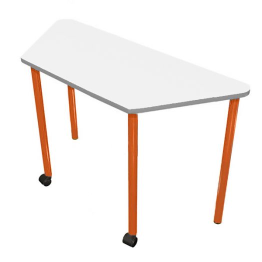РК2К-2004 Стол трапеция мобильный ( ral 2004)