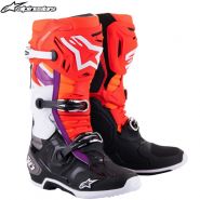 Мотоботы Alpinestars Tech 10, Чёрно-красно-оранжевые