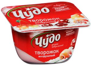 Десерт творожный ЧУДО 100г 4% Вишня/черешня