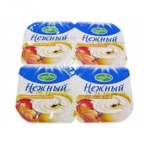 Продукт йогуртный НЕЖНЫЙ 100г 1,2% с соком абрикос/манго