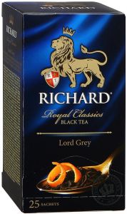 Чай черный RICHARD 90г Lord Grey ср/лист