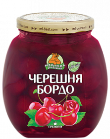 Компот МЕДВЕДЬ ЛЮБИМЫЙ 580мл Черешня Бордо ст/б