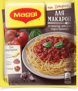 Обед MAGGI 30г Для макарон в соусе болонез на второе