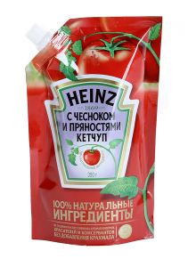 Кетчуп Heinz 350г с чесноком и пряностями