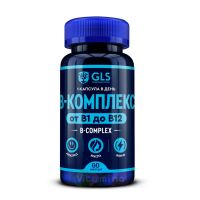 GLS В-комплекс, комплекс витаминов группы B, 60 капс