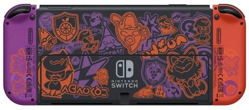 Игровая приставка Nintendo Switch OLED 64 ГБ,  Pokemon Scarlet and Violet Edition