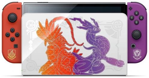 Игровая приставка Nintendo Switch OLED 64 ГБ,  Pokemon Scarlet and Violet Edition