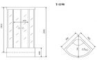 Душевая кабина Timo Standart T-6690 Black