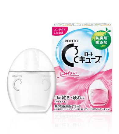Глазные капли Rohto C Cube a – при ношении контактных линз (мягкие, с таурином). Обновленный состав!