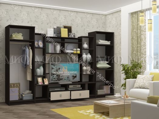 Гостиная Женева Ясень шимо светлый, ясень шимо темный