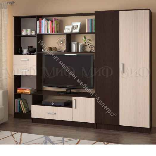 Гостиная Мечта Дуб беленый, венге