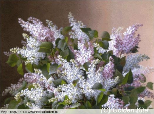 Набор для вышивания "1526 Spray of Lilacs"