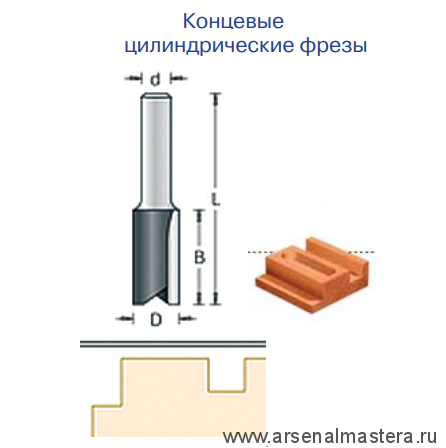 Фреза пазовая 25.0 x 32.0 x 73 x 12 DIMAR 1071249