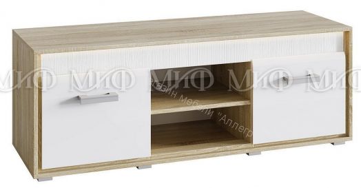 Тумба ТВ Фортуна Белый глянец