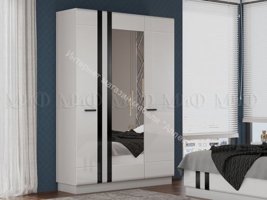 Гостиная Магнолия Белый Глянец