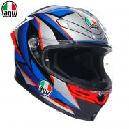 Шлем AGV K6 S Slashcut, Чёрно-сине-красный