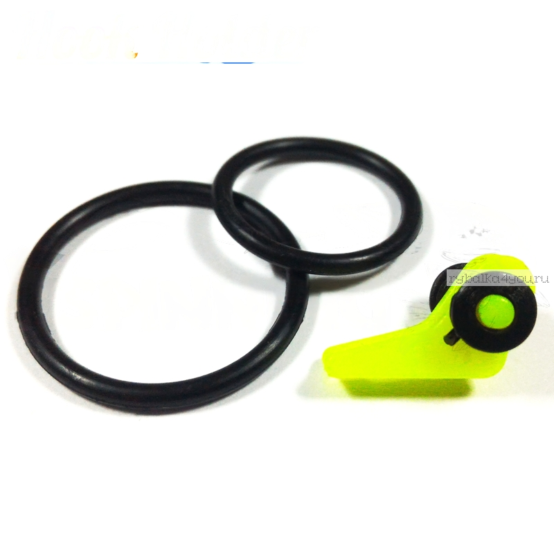 Держатель крючка на удилище Hook Holder желтый (1шт в уп)