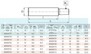 Втулка переходная 5348-25X75-B16 Bison Bial