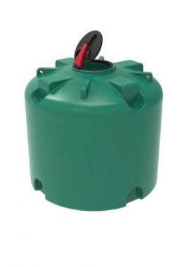 Емкость TR 3000 литров с откидной крышкой зеленая