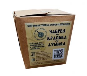 Чабрец + Крапива + Душица. Набор банных травяных запарок №4 со всей России (60гр). Oz