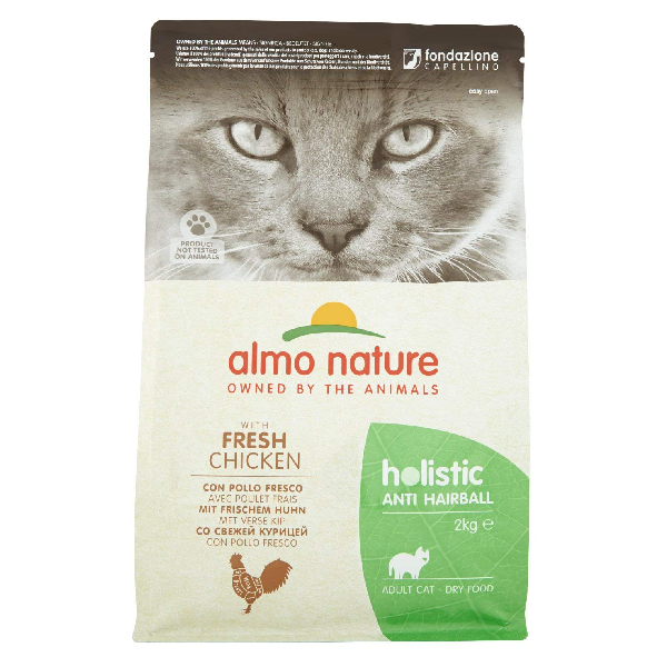 Сухой корм для кошек Almo Nature Anti Hairball с курицей