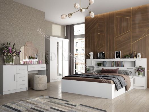 Тумбы прикроватные Бася (2 шт) Белый