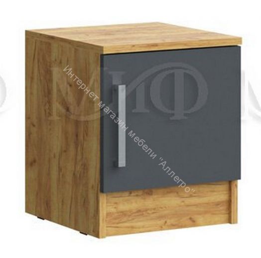 Модульная спальня Бася Графит/Дуб крафт