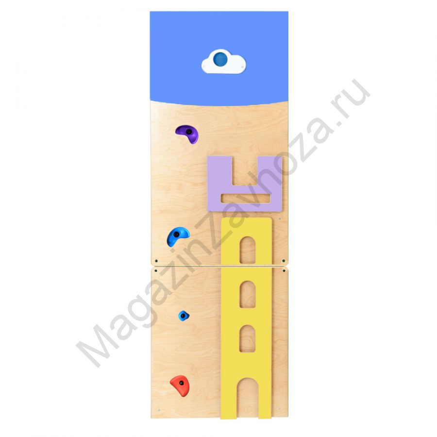 НАСТЕННАЯ ПАНЕЛЬ 23 СКАЛОДРОМ 750Х2200ММ