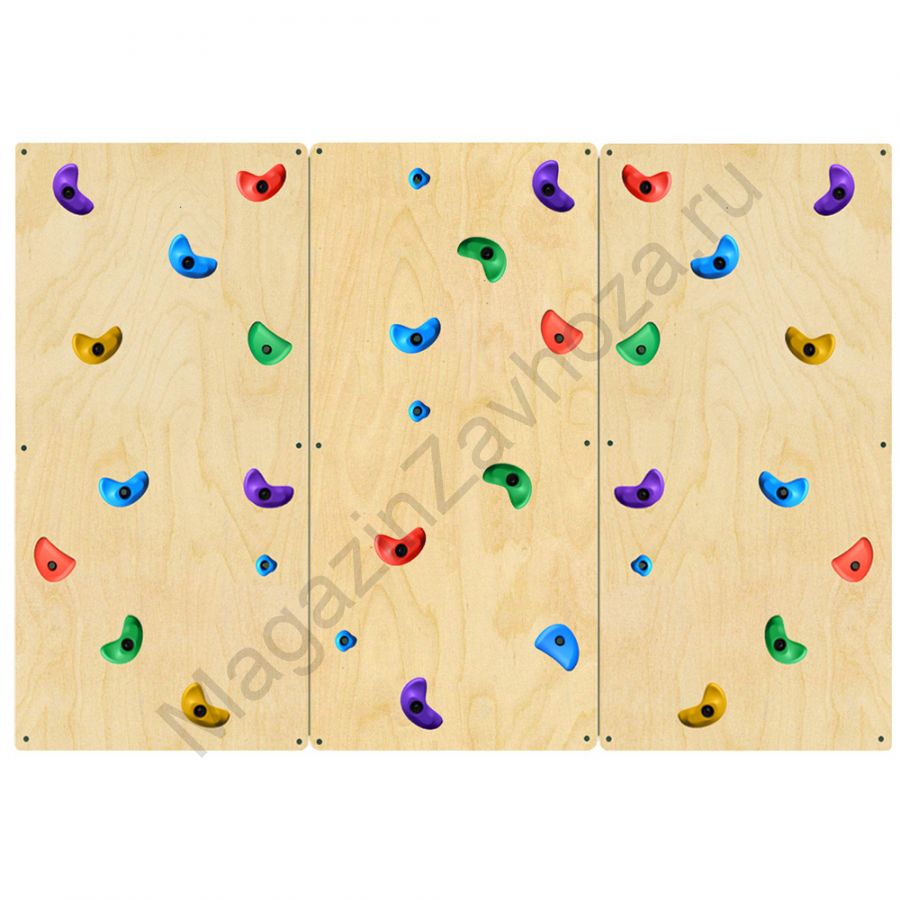 НАСТЕННАЯ ПАНЕЛЬ 10 СКАЛОДРОМА 2250Х1500ММ