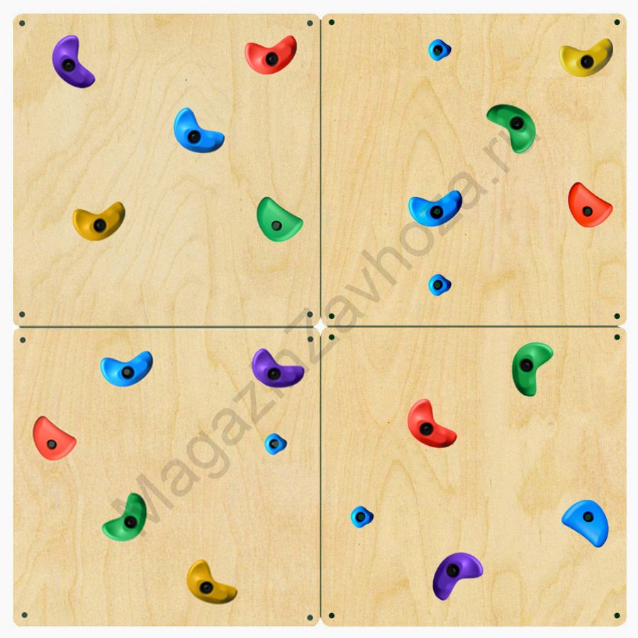 НАСТЕННАЯ ПАНЕЛЬ 03 СКАЛОДРОМА 1500Х1500ММ