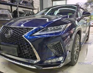 Детали переднего бампера в стиле F-Sport