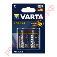 Батарейка алкалиновая VARTA ENERGY 4114 LR14/2BL (цена за блистер 2 шт)