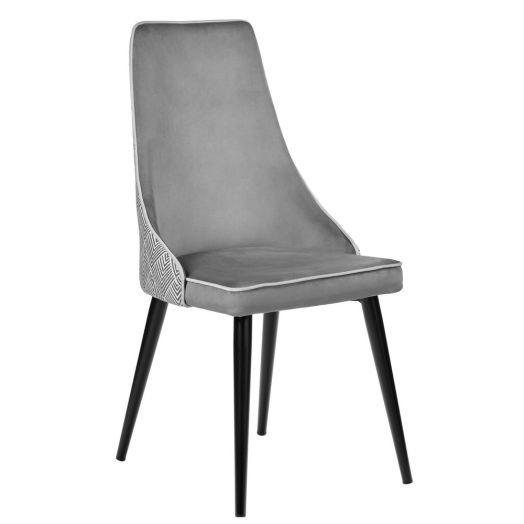 Стул Dave в комбинаторе с жаккардом, материал 
и цвет под заказ