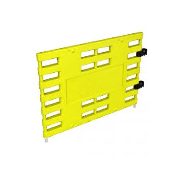 Ограждение барьерное ARGO с коннекторами желтый