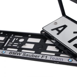 Номерные рамки для номера BMW Sauber F1 Team - серебро