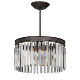 Люстра Vitaluce  V5153-8/3PL, 3хE14 Макс. 40Вт Бронза, Темная / Виталюче
