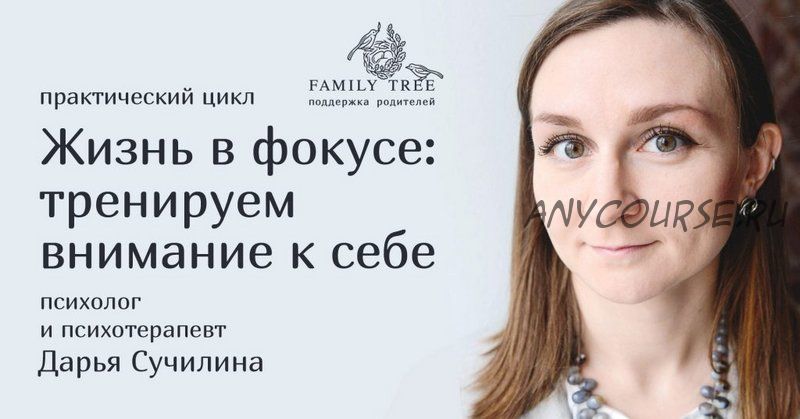 [Family Tree] Жизнь в фокусе: тренируем внимание к себе. Тариф «Вариант 3» (Дарья Сучилина)