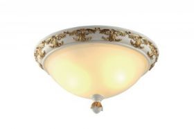 Светильник Потолочный Arte Lamp Benessere A9570PL-2WG Золото, Белый, Белый / Арт Ламп