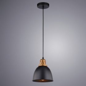 Светильник Подвесной Arte Lamp Eurica A4245SP-1BK Черный, Черный / Арт Ламп