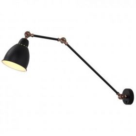 Бра Arte Lamp Braccio A2055AP-1BK Черный / Арт Ламп