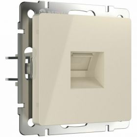 Розетка Телефонная Werkel WL03-RJ-11-Ivory Еthernet RJ-11 Слоновая Кость / Веркель