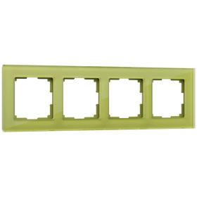 Рамка на 4 Поста Werkel WL01-Frame-04 Фисташковый / Веркель